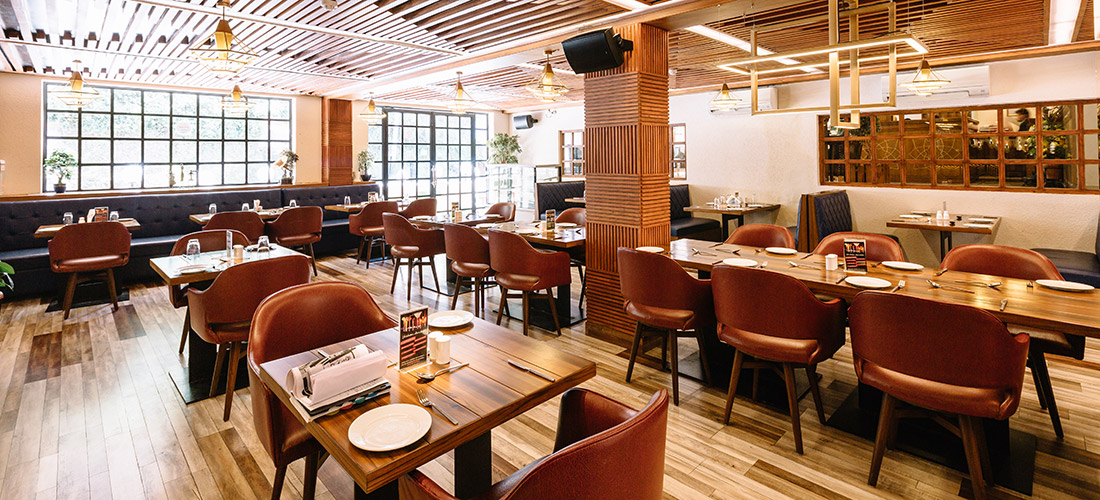 Restaurant with ample space