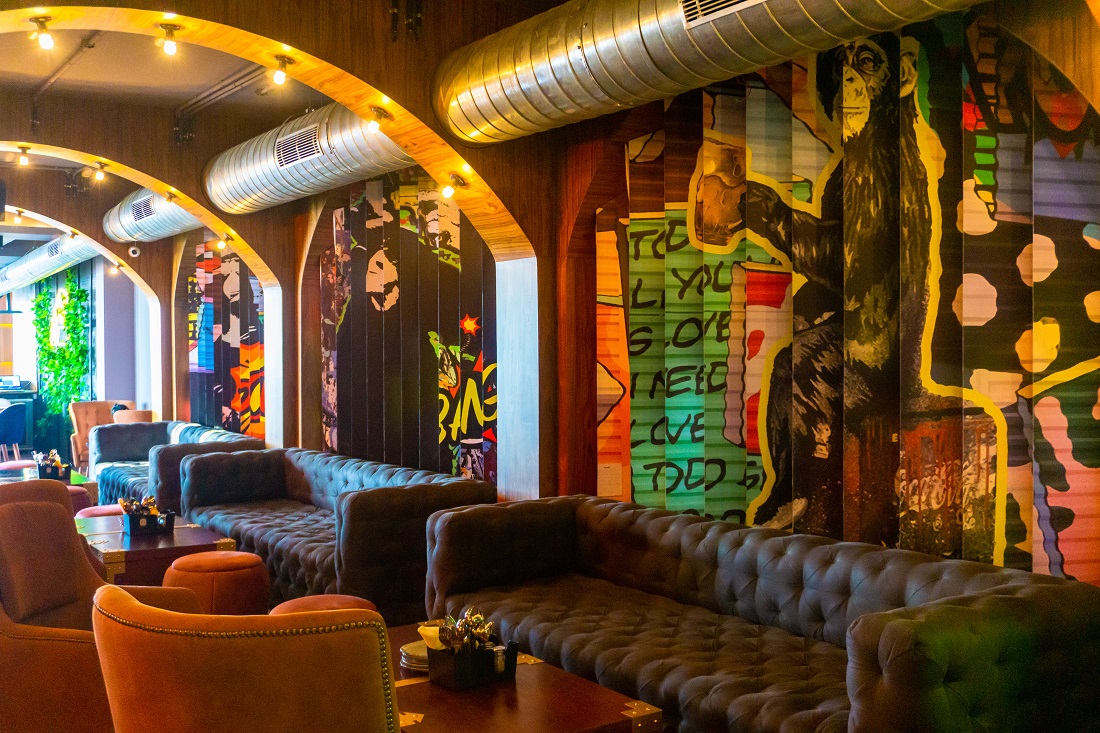 Restaurant with ample space